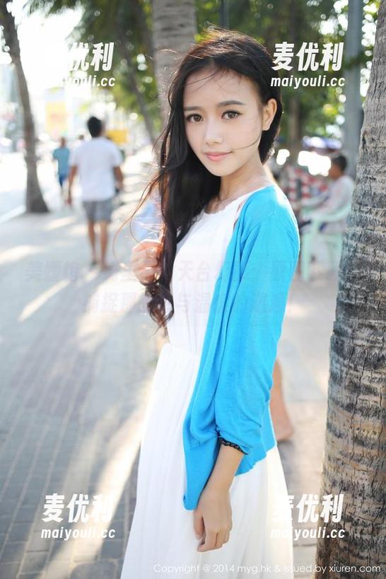 美媛馆 - 绮里嘉的天台幻影：原图下载，捕捉那触感与温暖的邂逅！-麦优利