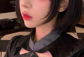 是舞小喵的眼镜，还是我的视线迷失在美图里？